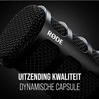 RODE Microphones PodMic USB-microfoon Statief Zendmethode:USB, Kabelgebonden USB-C, Hoofdtelefoon (3.5 mm jackplug) USB, Kabelgebonden Zwart - thumbnail