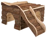 TRIXIE HUIS INEKE 2 UITGANGEN KONIJN SCHORSHOUT 50X38X25 CM - thumbnail