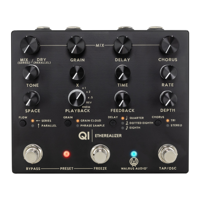 Walrus Audio Qi Etherealizer Black Yvette Young stereo multi-effectpedaal - thumbnail