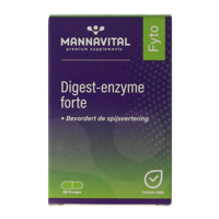 Mannavital Digest enzyme forte 60 Vegetarische capsules - thumbnail