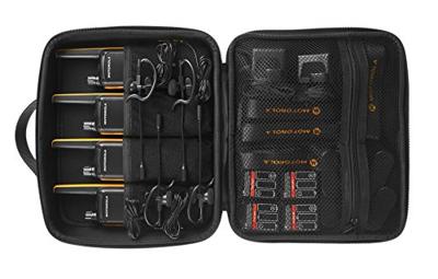 Motorola Talkabout T82 Extreme Quad Pack twee-weg radio 16 kanalen Zwart, Oranje - thumbnail