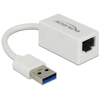 DeLOCK SuperSpeed USB-A (USB 3.1 Gen 1) male > Gigabit LAN 10/100/1000 Mbps compact adapter