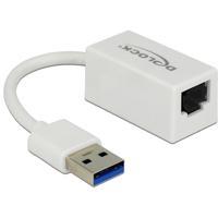 DeLOCK SuperSpeed USB-A (USB 3.1 Gen 1) male > Gigabit LAN 10/100/1000 Mbps compact adapter - thumbnail