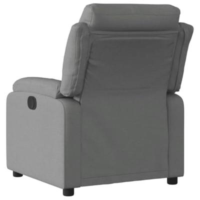 Fauteuil verstelbaar stof donkergrijs