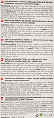 Bogadent plaque vinger tandenborstel puppy