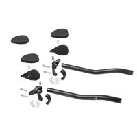 M-Wave opzetstuur triatlon aero 25,4 / 350 / 31,8 mm zwart - thumbnail