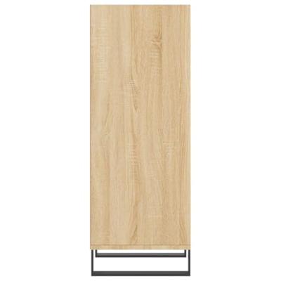 Dressoir 34,5x32,5x90 cm bewerkt hout sonoma eikenkleurig Dressoir 34,5x32,5x90 cm bewerkt hout sonoma eikenkleurig