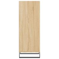Dressoir 34,5x32,5x90 cm bewerkt hout sonoma eikenkleurig - thumbnail