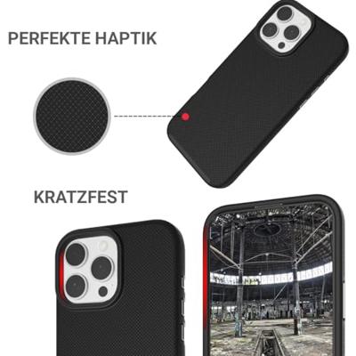 JT Berlin BackCase Pankow Solid Backcover Apple iPhone 16 Pro Zwart MagSafe compatible, Inductieve lading, Stootbestendig JT Berlin BackCase Pankow Solid Backcover Apple iPhone 16 Pro Zwart MagSafe compatible, Inductieve lading, Stootbestendig