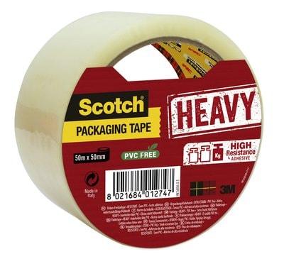 Verpakkingstape Scotch Secure Seal 50mmx50m transparant
