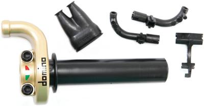 Domino gasdraaigreep armatuur "kre03". throttle grips alu go 2-train kre03