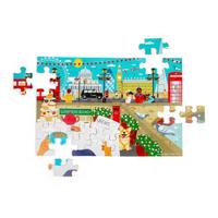 Bigjigs houten londen stad vloerpuzzel, 48st. - thumbnail
