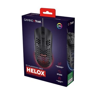 Trust GXT928 HELOX LIGHTWEIGHT Muis Zwart - thumbnail