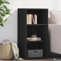 Dressoir 45x41x93 cm bewerkt hout zwart - thumbnail