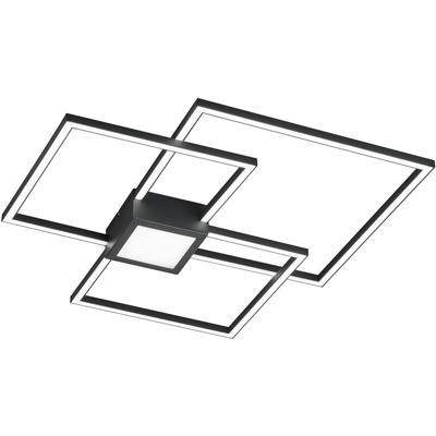 LED Plafondlamp 38W Dimbaar Warm Wit 3000K Vierkant Antraciet