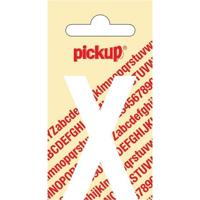 Plakletter Nobel Sticker witte letter X Pickup - Pickup - thumbnail