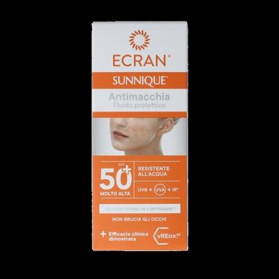 Ecran Sunique facial anti vlekken SPF50 50 Milliliter