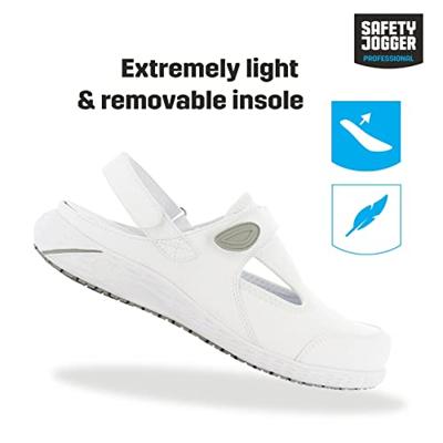 Safety Jogger Carly Sandaal OB | Wit | Maat 39 - 5400950622799
