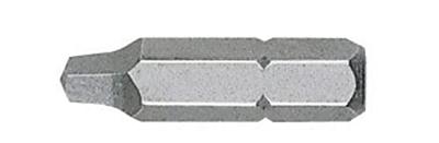 Witte bits vierkant - 1/4" - 25 mm - Robertson 3