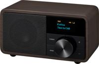 Sangean Genuine Mini DDR-7 Radio DAB+, VHF (FM) AUX, Bluetooth Donkerbruin - thumbnail