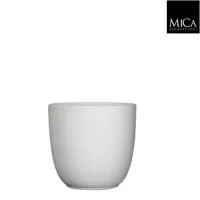 Mica Decorations tusca pot mat wit 20x23cm - thumbnail