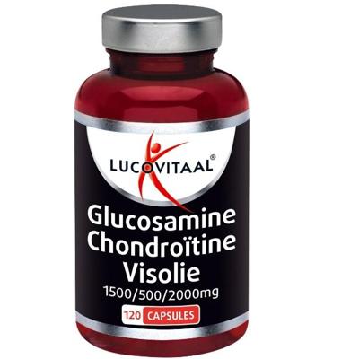 Lucovitaal Glucosamine Chondroïtine Visolie 1500/500/2000mg 120Capsules