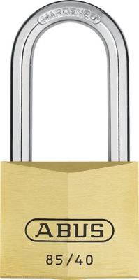 ABUS cilinder hangslot - 85/40HB40 - hoge beugel 40 mm - gelijksluitend op nr. KA0709
