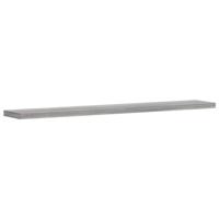 Wandschappen 4 st 60x10x1,5 cm bewerkt hout grijs sonoma eiken - thumbnail