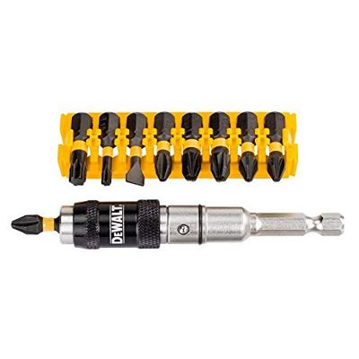 DeWALT DT70518T 10-delige Impact Torsion Schroefbitset + Zwenkbare bit tip houder