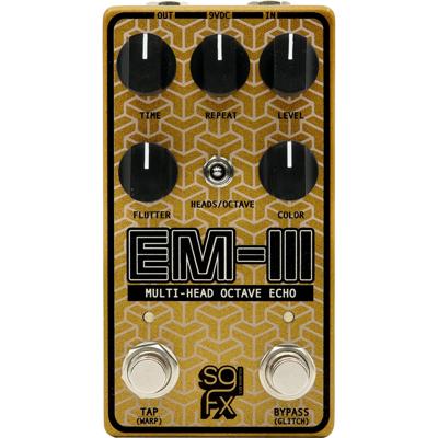 SolidGoldFX EM-III Multi-Head Octave Echo tape delay met o.a. octave, modulatie en tap tempo