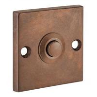 Artitec Mi Satori Deurbel vierkant messing antiek brons - thumbnail