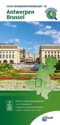 Fietsknooppuntenkaart Antwerpen, Brussel 1:100.000 - Anwb - Paperback (9789018046989) Fietsknooppuntenkaart Antwerpen, Brussel 1:100.000 - Anwb - Paperback (9789018046989)