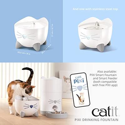 Catit Pixi Premium drinkfontein edelstaal 2 liter