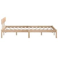 Bedframe massief hout 120x190 cm - thumbnail