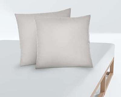 Biberna Fijne jersey kussenhoes (Grijs, 40x40) Biberna Fijne jersey kussenhoes (Grijs, 40x40)