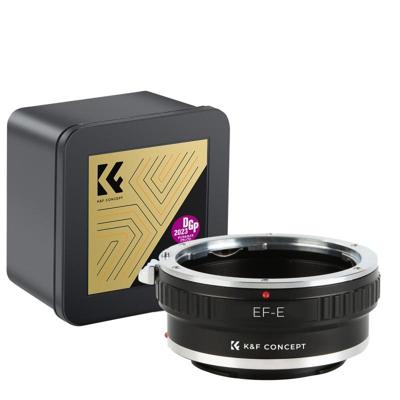 K&F Concept lensadapter Canon EF/EF-S naar Sony E-mount met statiefhouder