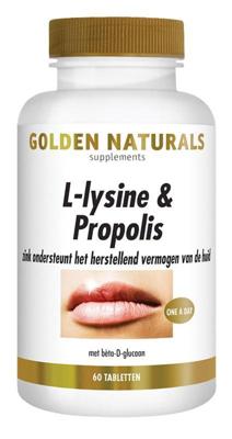 Golden Naturals L-lysine & Propolis Tabletten
