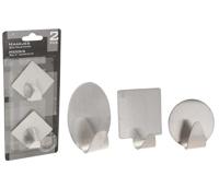 Storage Solutions Haakjes zelfklevend rvs 2 stuks - thumbnail