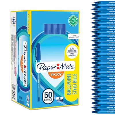 Balpen papermate inkjoy 100 m blauw | 50 stuks