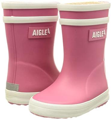 Baby Flac AIGLE® regenlaarzen voor meisjesbaby's roze