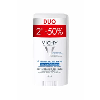 Vichy Deodorant Stick Droog Dffect 24 uur Duo 2x40ml