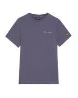 Lyle & Scott winter t-shirt jongens - donker blauw - geborduurd - thumbnail