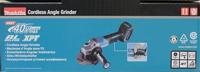 Makita GA013GZ Haakse accuslijper 125 mm Zonder accu, Zonder lader 40 V - thumbnail