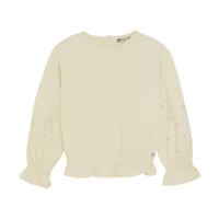 Daily7 winter t-shirt meisjes - wit - longsleeve/Smock - thumbnail