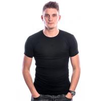 Extra lang heren T-shirt korte mouw - Ondershirt heren - wit en zwarte t-shirts - thumbnail