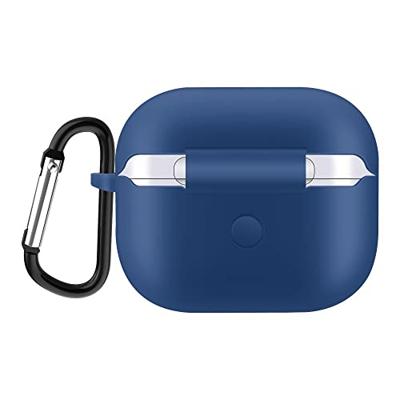 Lunso - Softcase cover hoes - AirPods 3 - Blauw Lunso - Softcase cover hoes - AirPods 3 - Blauw