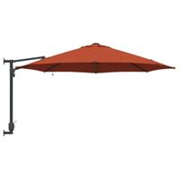 VidaXL Tuinparasol terracotta 248 x 248 x 148 cm polyester en staal - thumbnail