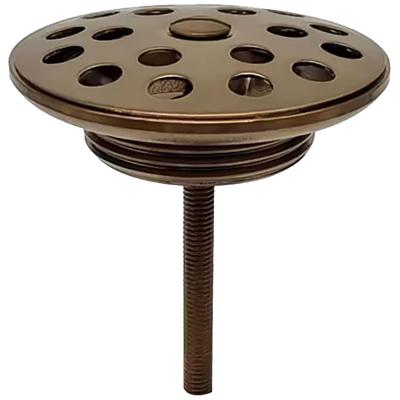 Xellanz Luxe Afvoerplug Geborsteld Brons Koper 5/4" Rooster