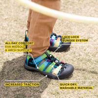 Keen Newport H2 Kinder Sandaal Ribbon Red/Gargoyle 11/29 - thumbnail