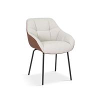 Stoel Dundee Beige-Cognac - Set van 2 - thumbnail